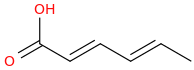 2,4 hexadienoic acid, (2e,4e) 